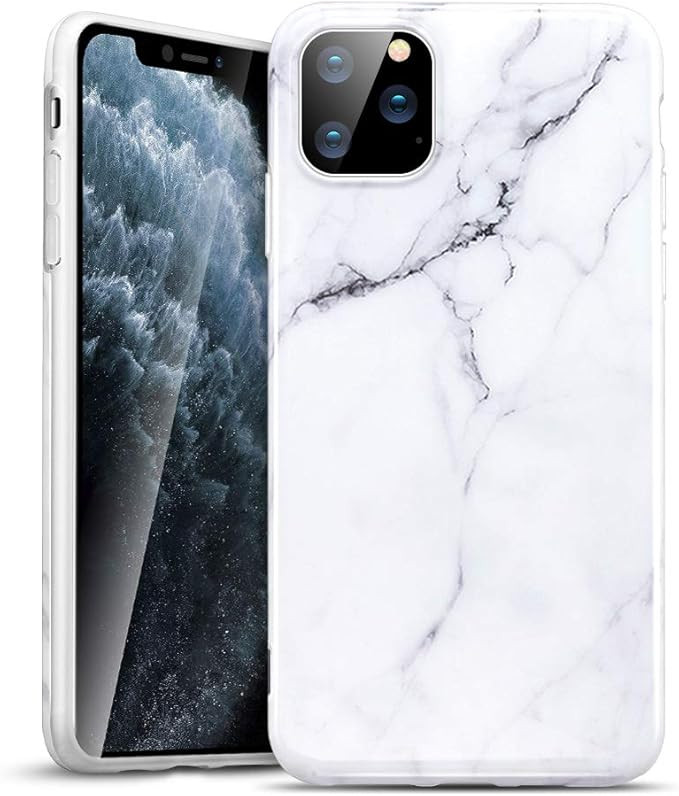 ESR Marble Case Compatible with iPhone 11 Pro, Slim Soft Flexible TPU, Marble-Pattern Cover for i... | Amazon (US)