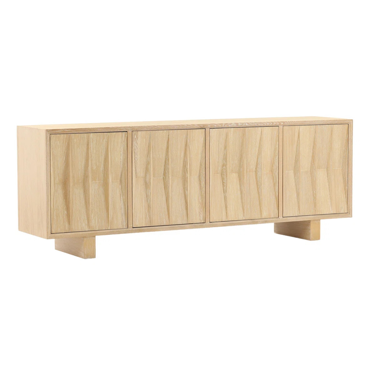 Ximena 87" Wide Sideboard, Light Natural | Wayfair North America