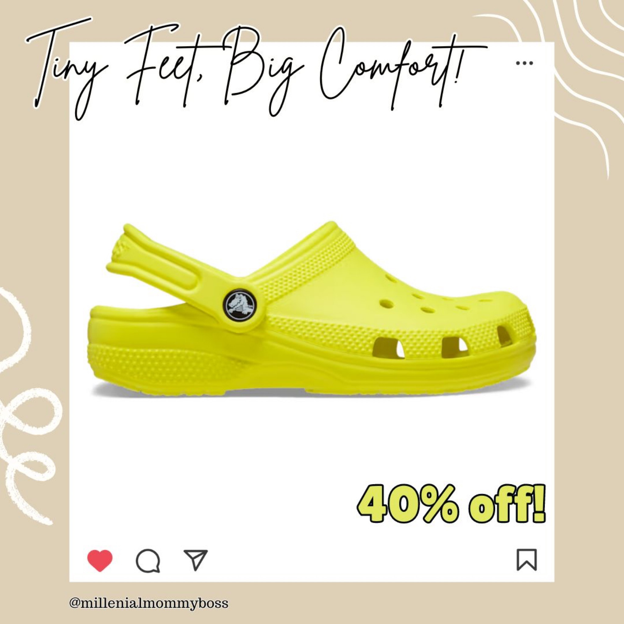 Discover the perfect footwear for your little ones with Toddle Classic Clog Crocs! These clogs are designed to provide ultimate comfort and support for tiny feet. Perfect for playtime, school, or any adventure, they’re easy to slip on and off and come in a variety of fun colors. Tap to shop and give your child's feet the comfort they deserve. #ToddlerCrocs #ComfortForKids #MomLife #AffordableFootwear #ParentingEssentials

#LTKSaleAlert #LTKKids #LTKBaby