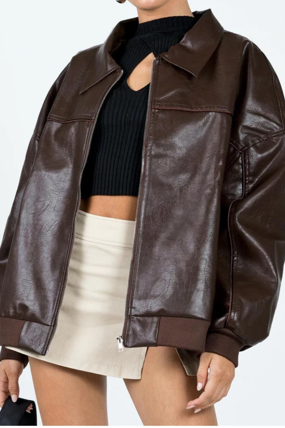 Brown leather jacket 

#LTKFindsUnder100 #LTKStyleTip