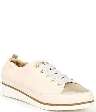 Ron White Nova Metallic Leather Wedge Sneakers | Dillard's | Dillard's