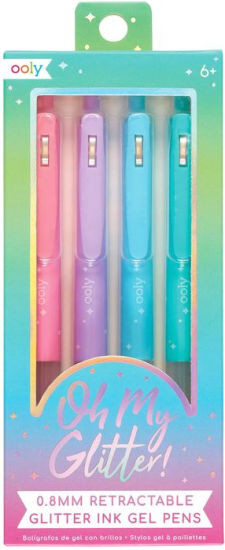 Oh My Glitter! Gel Pens - Set of 4 | Barnes & Noble