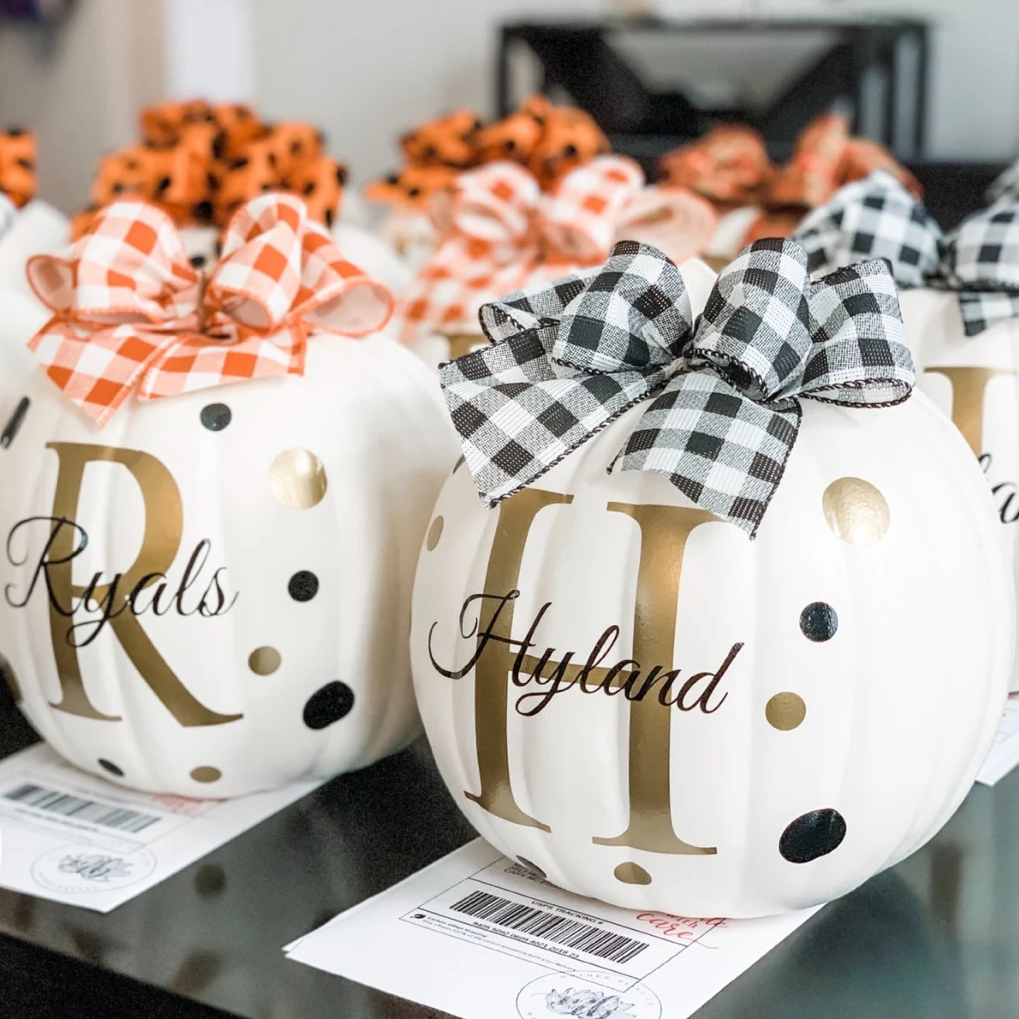 So cute for this fall! Love these handmade pumpkins on worst the perfect decor for fall season 

#LTKSeasonal