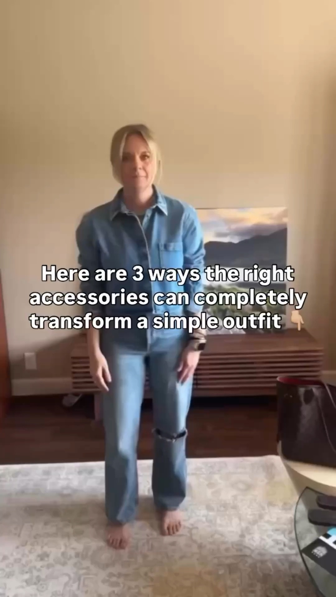 Here are 3 ways the right accessories can completely transform a simple outfit 👇

✨Add a pop of color through your jewelry instead of your clothes. A colorful statement necklace against a neutral or monochromatic outfit instantly makes the whole look feel more intentional — no new clothes required.

✨Layer your jewelry instead of wearing one piece. A statement necklace mixed with delicate gold chains adds depth and dimension that a single piece just can’t. The key is mixing metals and textures so it looks collected, not matchy.

✨Let your accessories signal that you got dressed on purpose. A great sandal, a stack of bangles, a layered necklace — these small details are what separate “I just threw this on” from “I know exactly what I’m doing.” That confidence reads instantly.

OOTD from my own closet ✨ Cropped denim shirt + straight leg denim + brown suede sandals + turquoise necklace + gold layers + gold bangles. None of these exact pieces are still in stores but I’ve linked the closest versions because this formula is worth recreating. Everything shoppable below! 👇

Comment SHOP below to receive a DM with the link to this post on our LTK ⬇ https://liketk.it/64ZD4 #ltkgrwm #ltkover40 #ltkootd