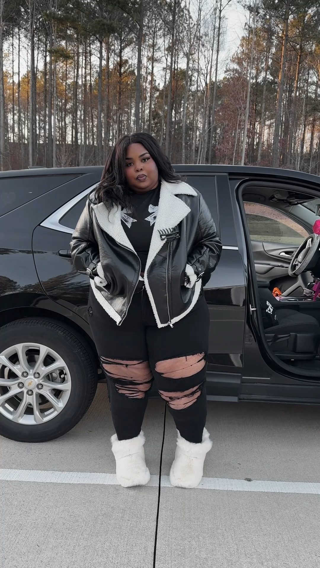 Day 7 of 12 Days of Slay: cold outside, slight pressure applied ❄️

#LTKHoliday #LTKPlusSize #LTKootd