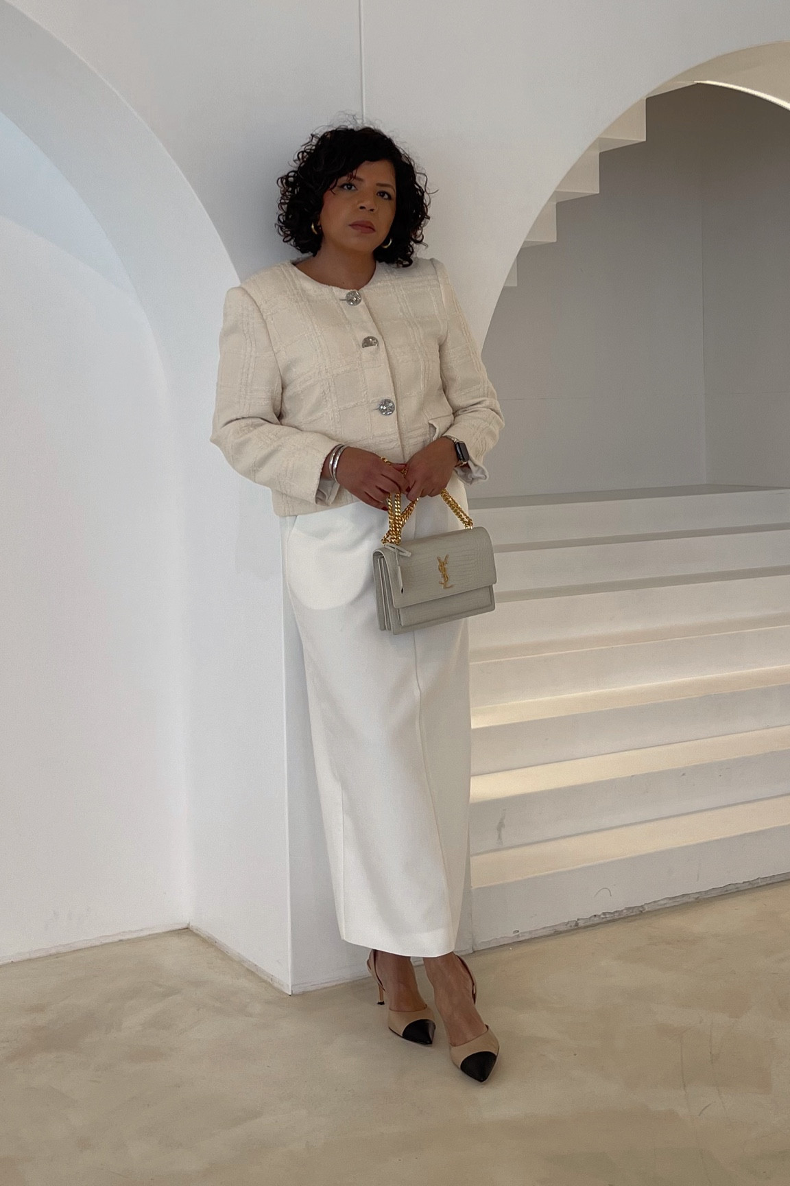 All white everything for autumn 🤍🕊️

Skirt and shoes are atmos&here from theiconicau, jacket is mango, bag is YSL 



#LTKautumn #LTKbag #LTKworkwear