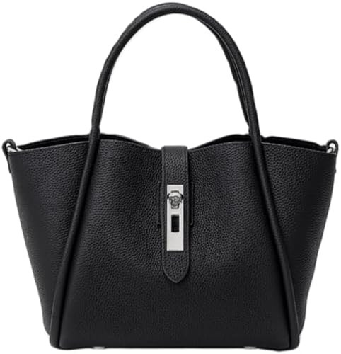 Genuine Leather Shoulder Bags Fashion Top-Handle Satchel Tote Handbags Crossbody Purse for Ladies | Amazon (US)