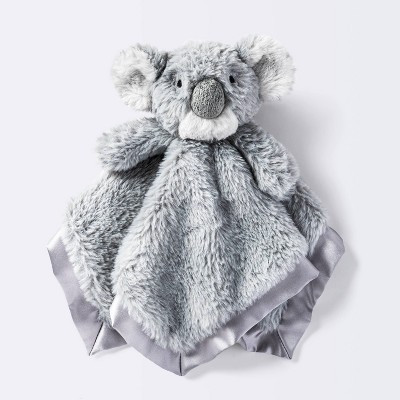 Light Gray Koala Security Blanket - S - Cloud Island™: Plush Fabric, Animal Theme, 1-Pack | Target