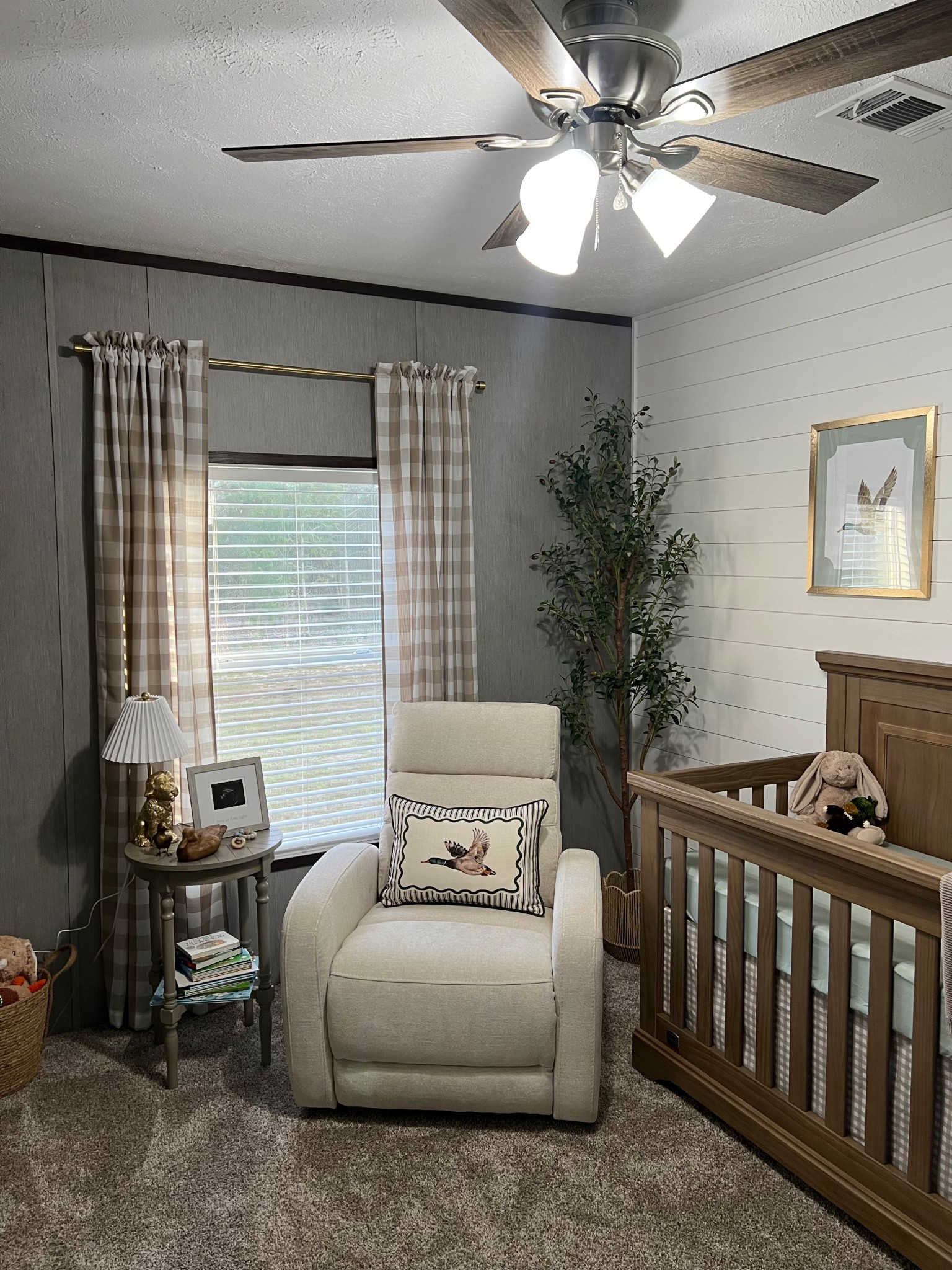 Cutest curtains! #ginghamcurtains #curtainsforhome