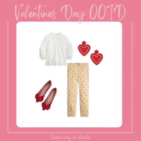 This one is for all my girls who love chino pants! How cute are these little hearts? So perfect for Valentine’s Day at school without being too in your face. Personally, I love hearts all year round! 

#LTKworkwear #LTKstyletip #LTKSeasonal