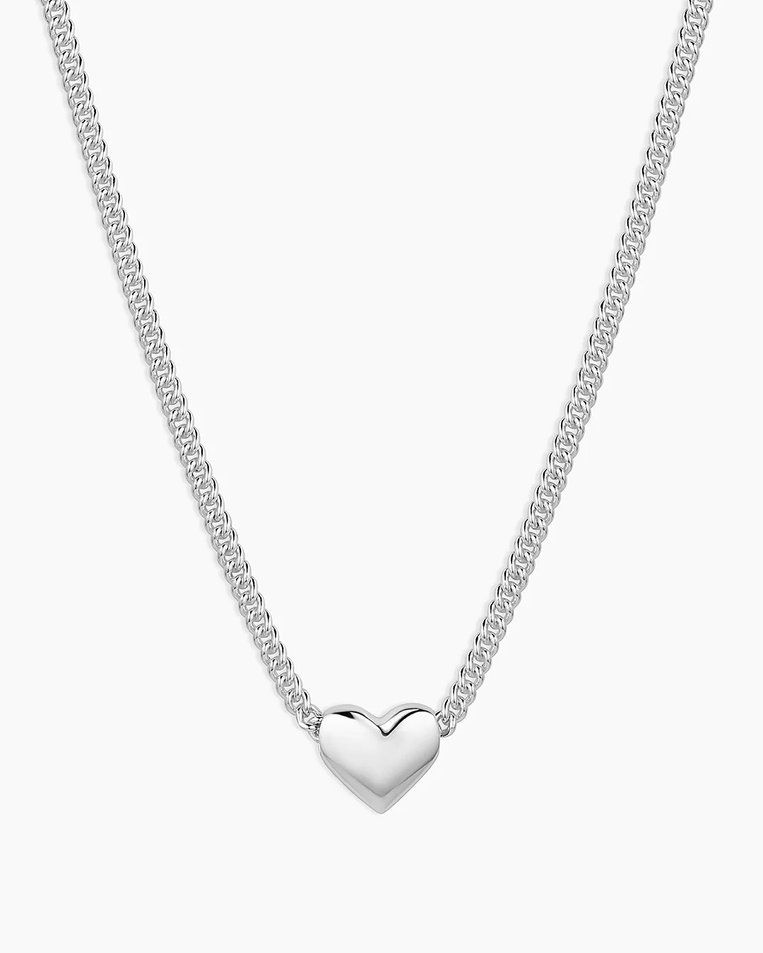 Lou Heart Charm Necklace | Gorjana