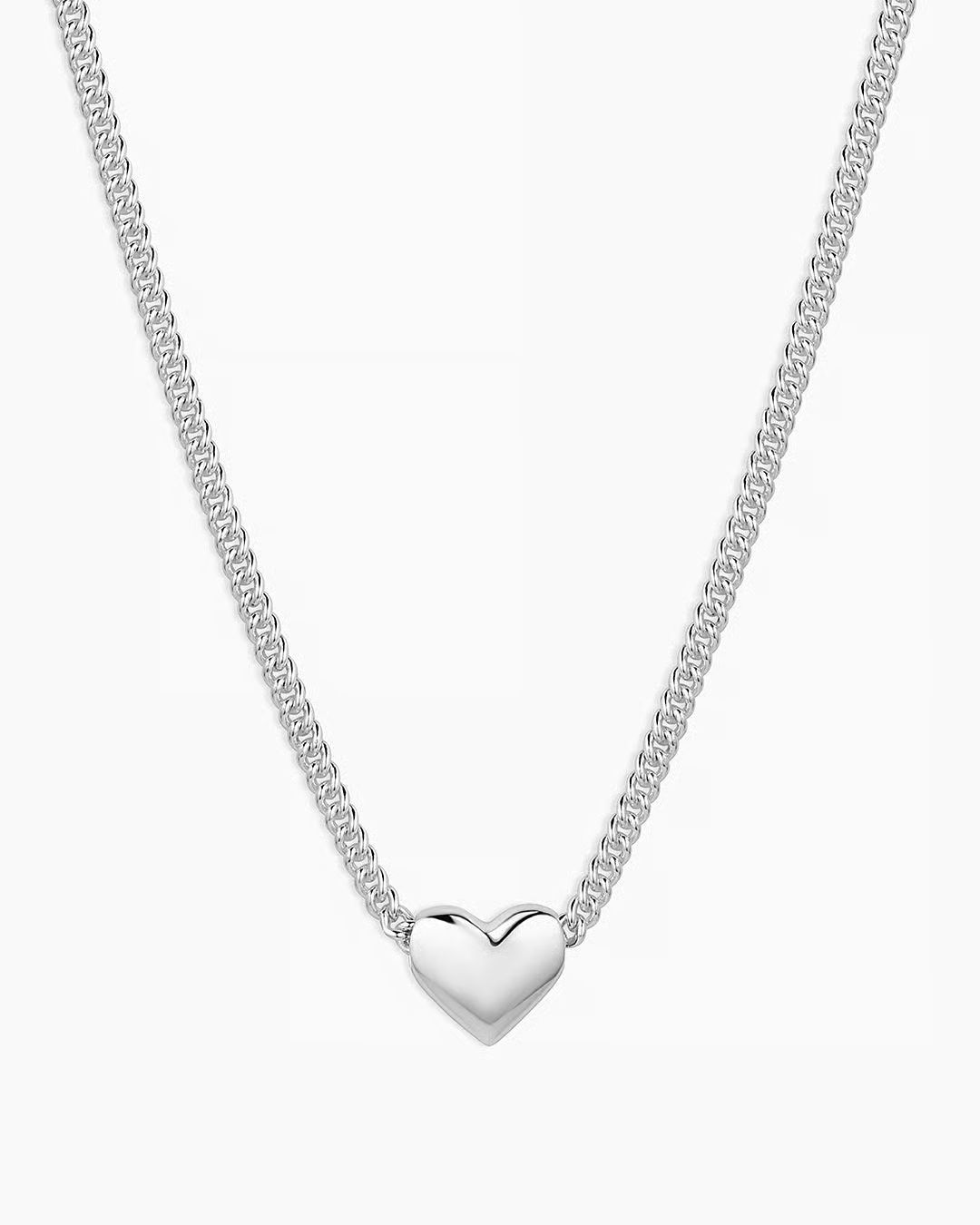 Lou Heart Charm Necklace | Gorjana