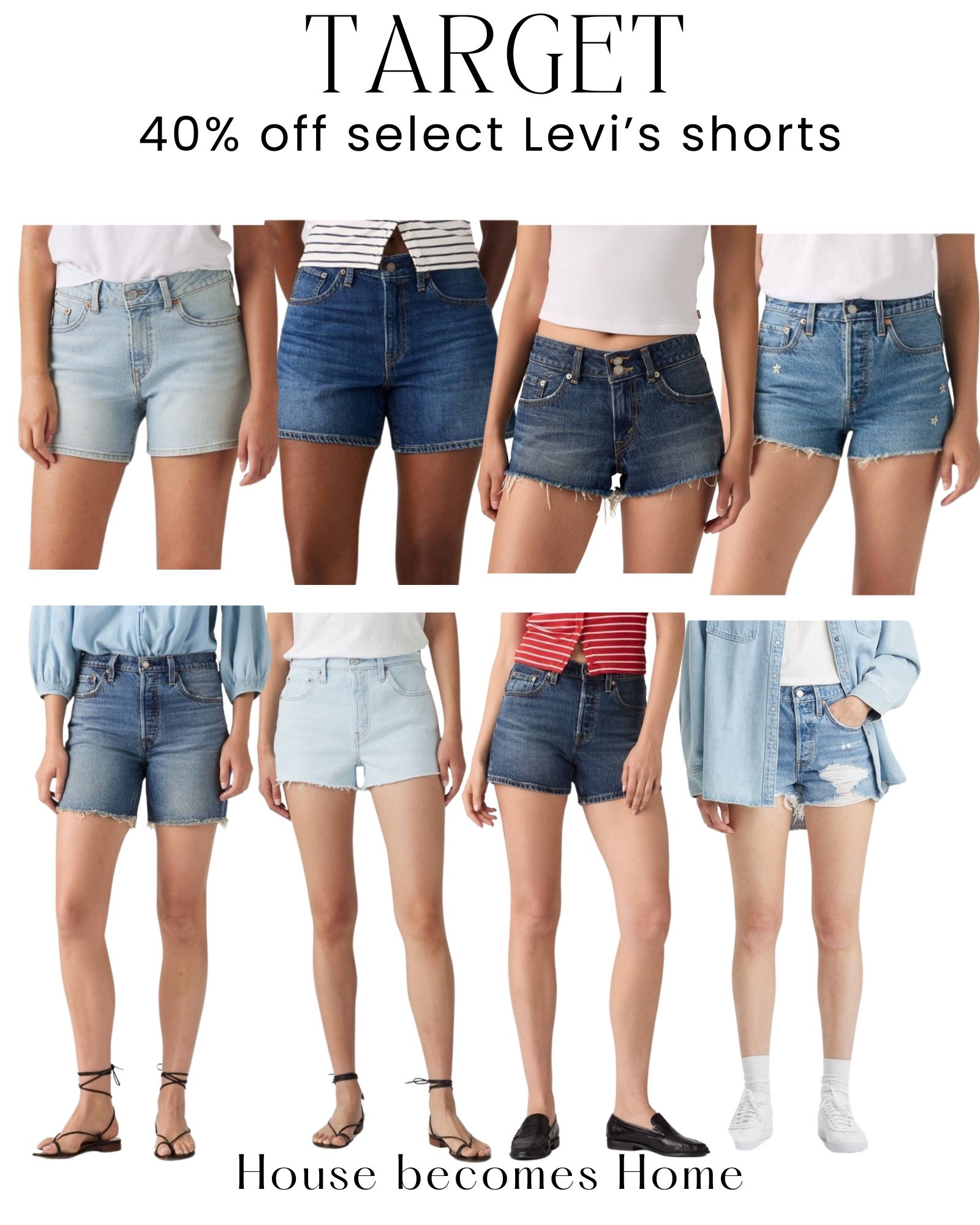 Target sale! 40% off select Levi’s women’s shorts!

#LTKSaleAlert #LTKSeasonal #LTKPetite