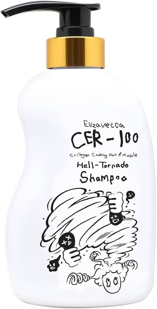 Elizavecca CER-100 Collagen Coating Hair A+ Muscle Hell-Tornado Shampoo 500ml/16.9 fl.oz. - Hair ... | Amazon (US)