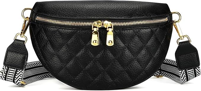 Belt Bag for Women,Fanny Packs for Women,Anti Theft Fanny Pack,leather Belt Bag,quilted Belt Bag,... | Amazon (US)
