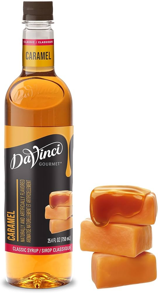 DaVinci Gourmet Classic Caramel Syrup, 25.4 Fluid Ounces (Pack of 1) | Amazon (US)