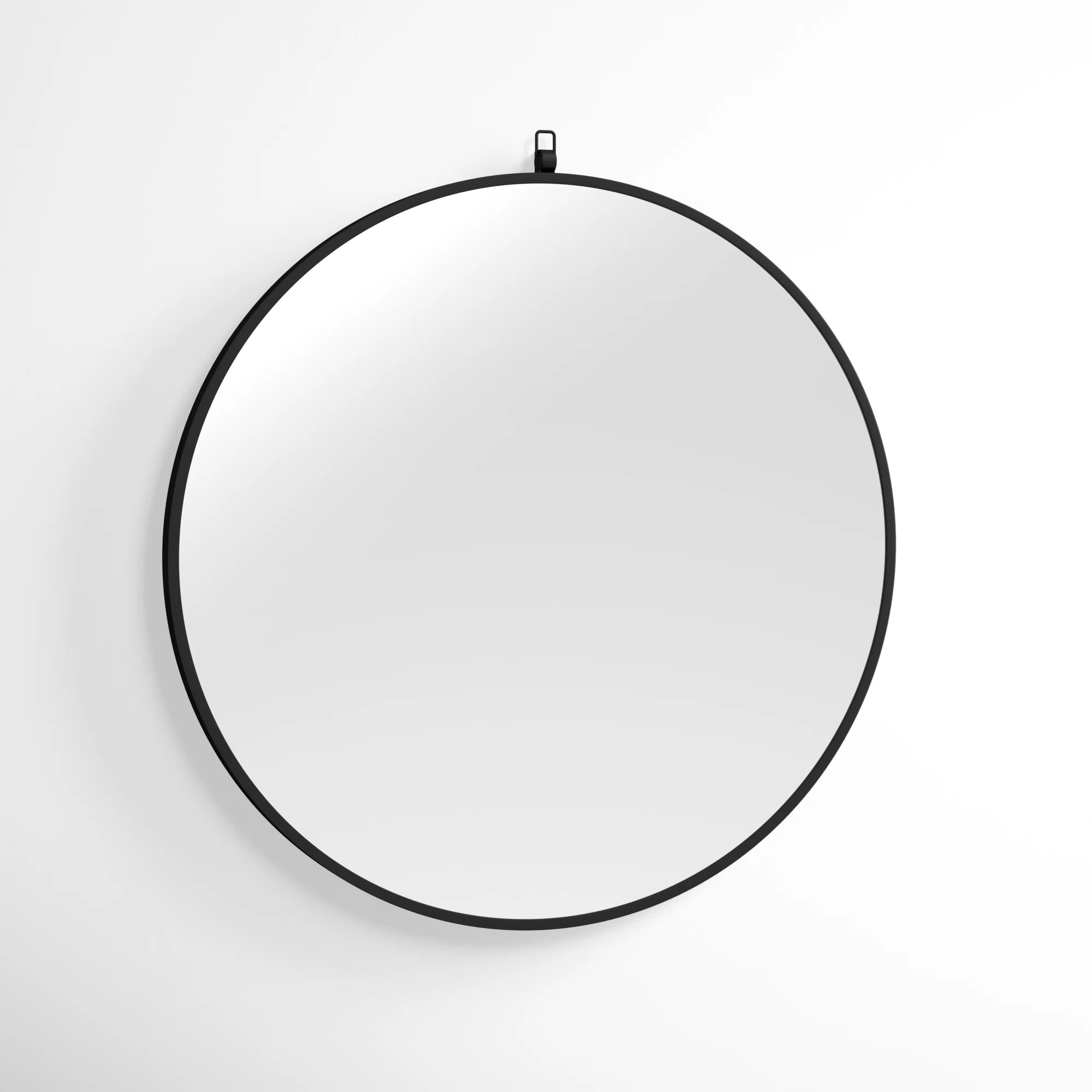 Cassie Metal/Manufactured Wood Round Wall Mirror | Wayfair North America