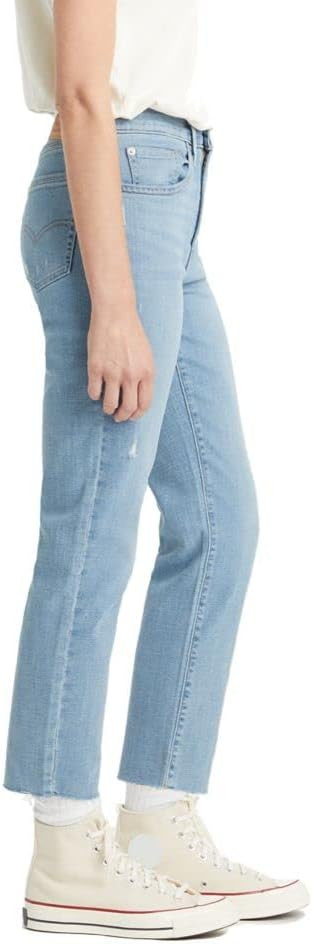 Levi's Women's 724 High Rise Straight Crop Jeans | Amazon (US)