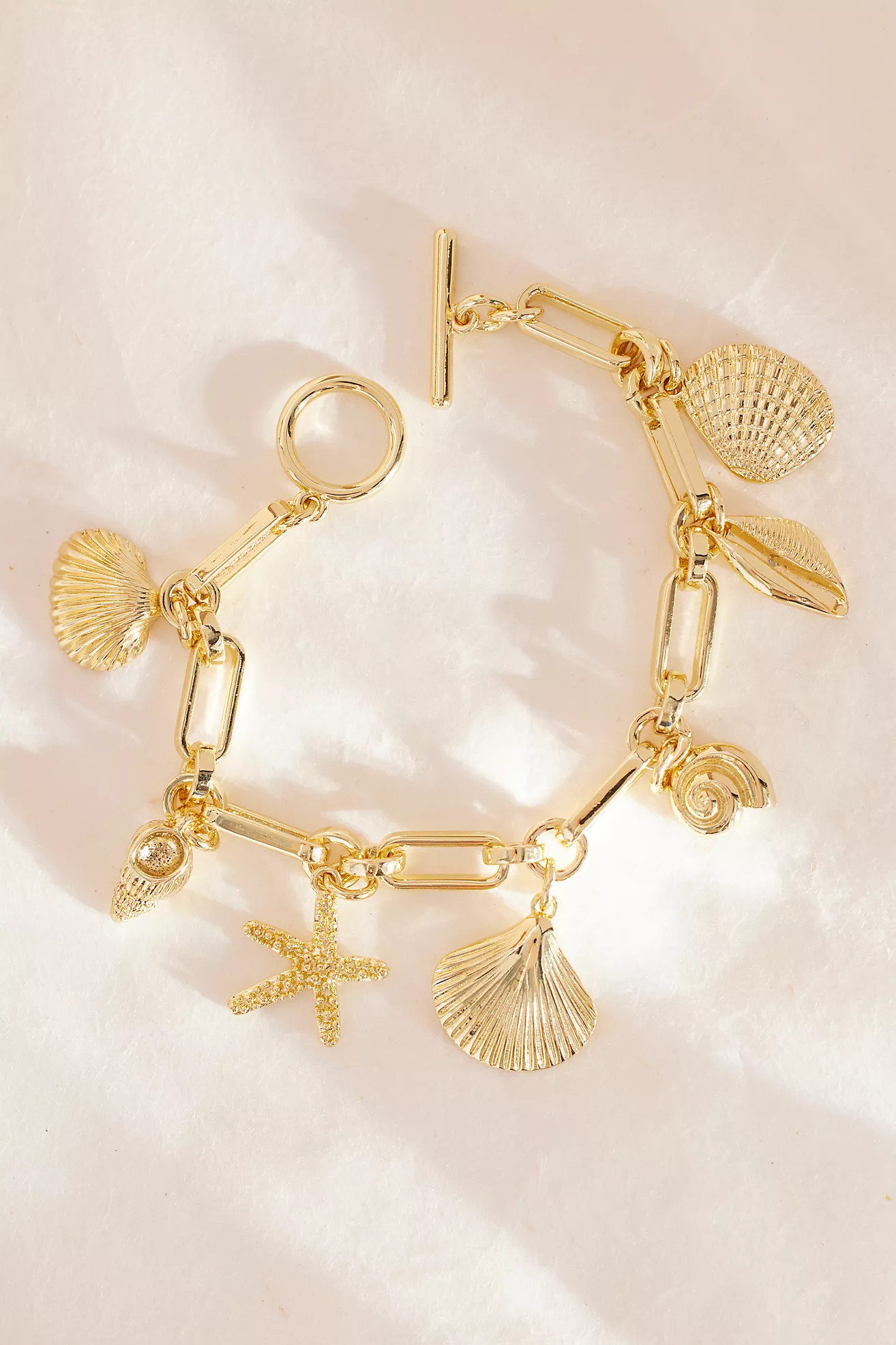 Mixed Shell Charm Bracelet | Anthropologie (UK)