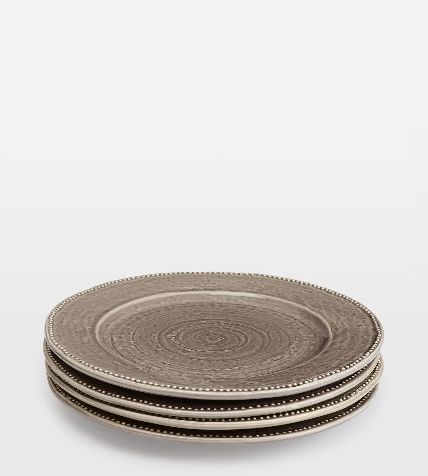 Hillcrest Dinner Plate, Grey, Set of Four | Soho Home Ltd