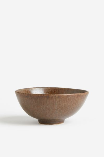 Stoneware bowl - Dark brown - Home All | H&M GB | H&M (UK, MY, IN, SG, PH, TW, HK)
