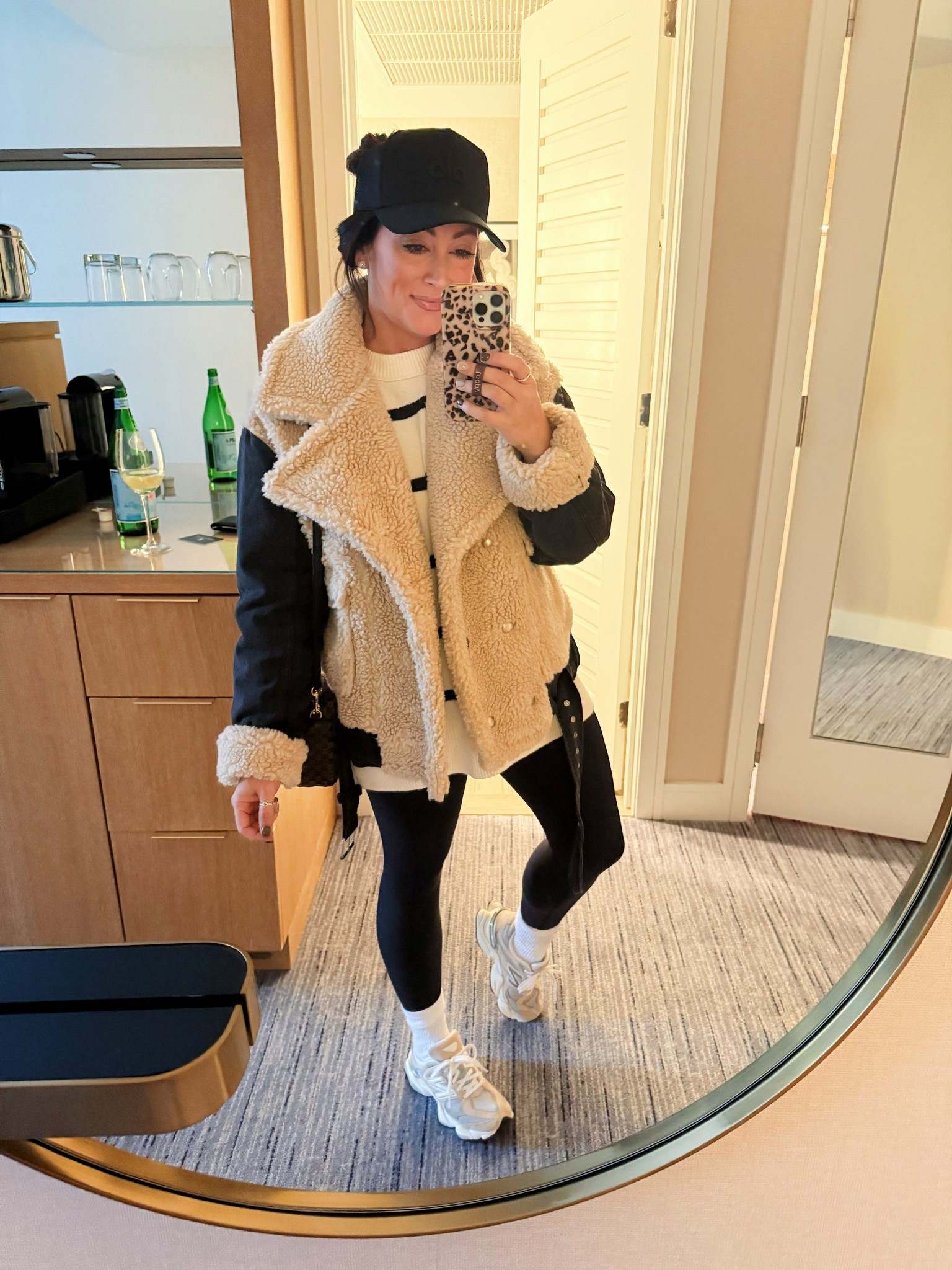 • medium jacket 
• medium sweater - oversized 
• medium leggings 
• sneakers true to size 

#LTKFindsUnder50 #LTKSeasonal #LTKStyleTip