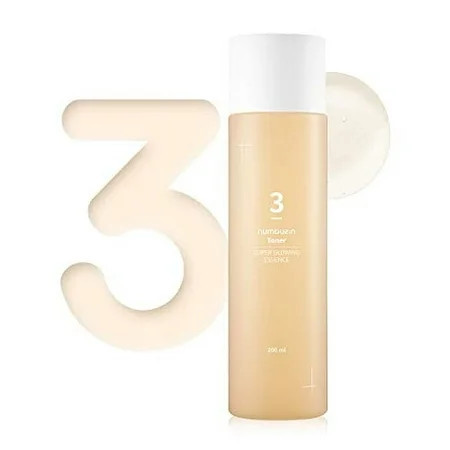 numbuzin No.3 Super Glowing Essence Toner | Fermented Ingredients Niacinamide Galactomyces glowy skin radiance | Korean Skin Care for Face 6.76 fl.oz | Walmart (US)