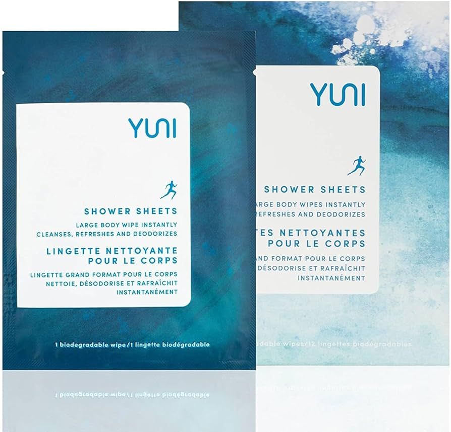 YUNI Beauty Large Body Wipes (Peppermint Citrus, 12 Count) Super Soft Moist Showerless Wipes that... | Amazon (US)