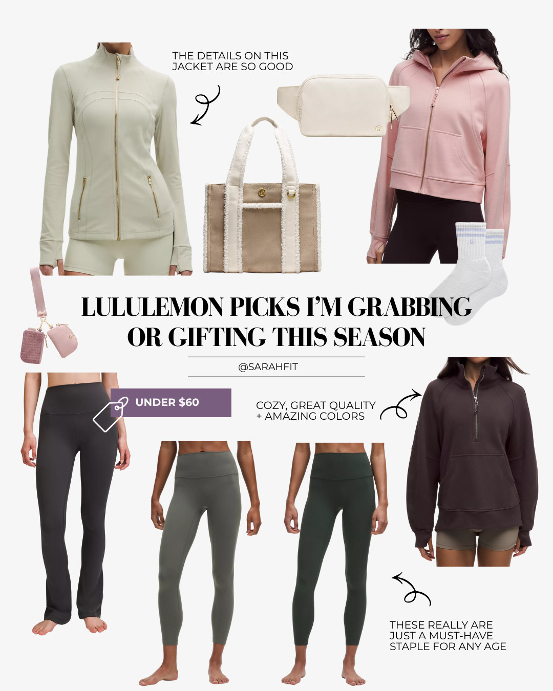 Lululemon Round-up! Here are some of my top picks from Lululemon that I'm grabbing or gifting this season. 





Lulu finds, Lululemon must-haves, athleisure from Lulu, workout wear, gift ideas for the fitness girls, workout wear essentials, yoga pants, top picks from Lululemon 

 #LTKGiftGuide #LTKActive #LTKOver40