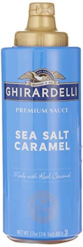 Ghirardelli Sea Salt Caramel Sauce, 17 oz Squeeze Bottle | Amazon (US)