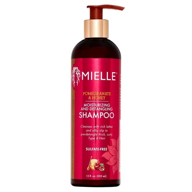 Mielle Pomegranate & Honey Moisturizing and Detangling Shampoo, 12 fl oz, Adult | Walmart (US)