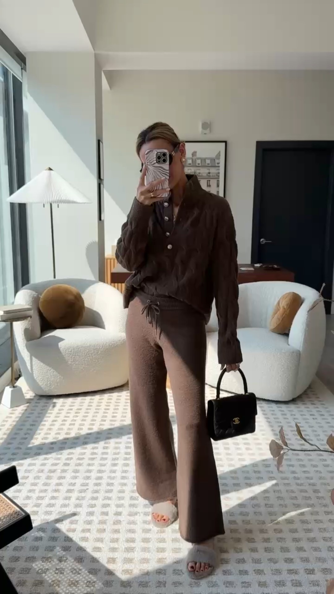 Chocolate brown set im in love with! Cable knit sweater with gold button detail and cozy lounge pants! Size smalll

#LTKSaleAlert #LTKStyleTip #LTKTravel