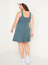 PowerSoft Sleeveless Shelf-Bra Support Dress for Women | Old Navy (US)