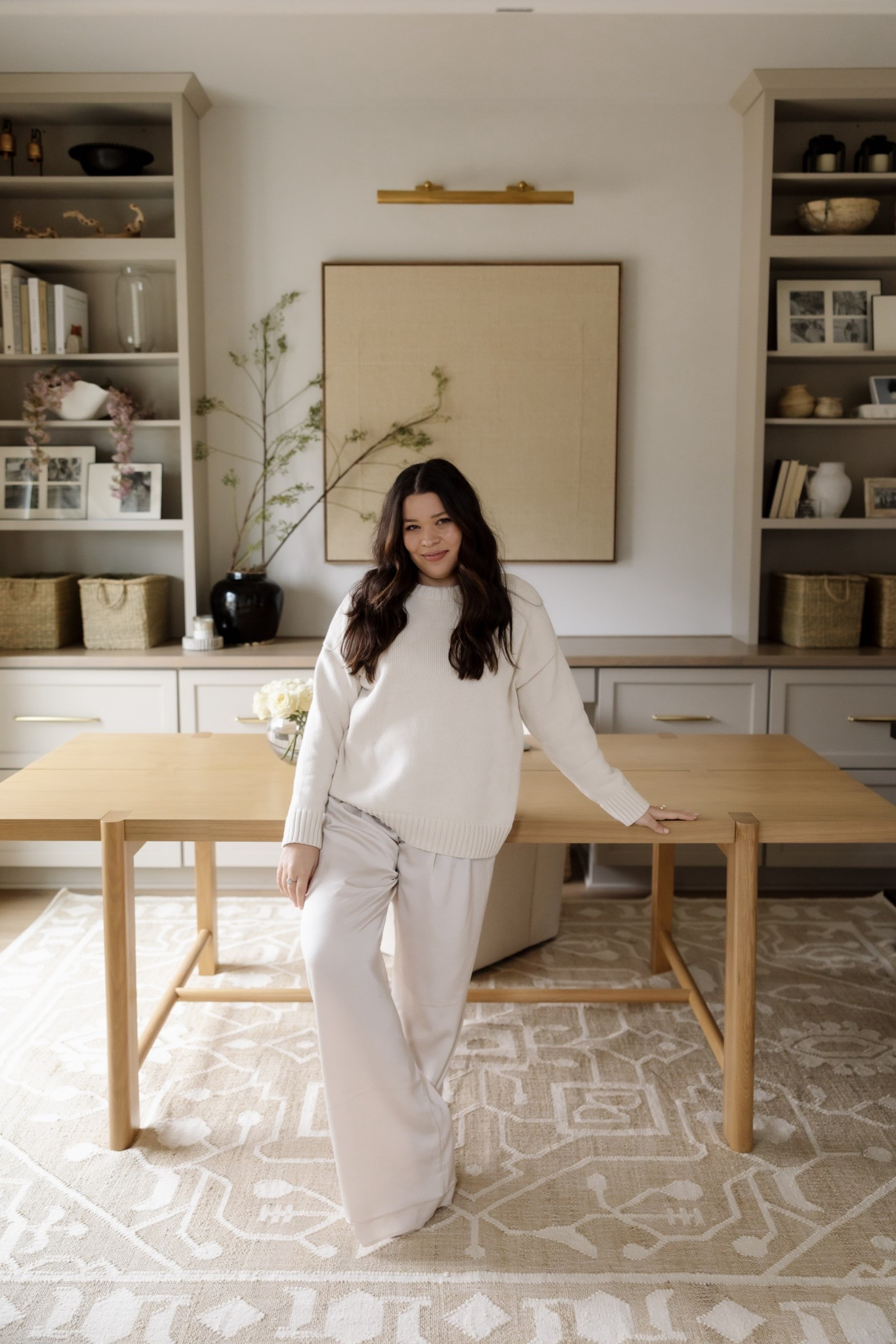 Shop everything in my office! // Wall Color: First Star by Sherwin Williams // Flooring: Coretec LVP in Springfield Oak // Cabinets: Custom by Countryside Cabinets in Oyster

 

#LTKHome #LTKWorkwear