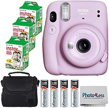 Fujifilm Instax Mini 11 Instant Camera - Lilac Purple (16654803) + 3x Packs Fujifilm Instax Mini ... | Amazon (US)