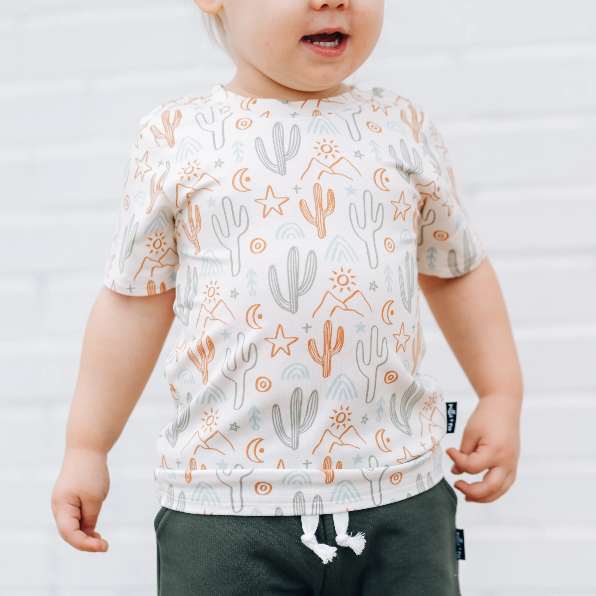BASIC TEE- Cactus | millie + roo