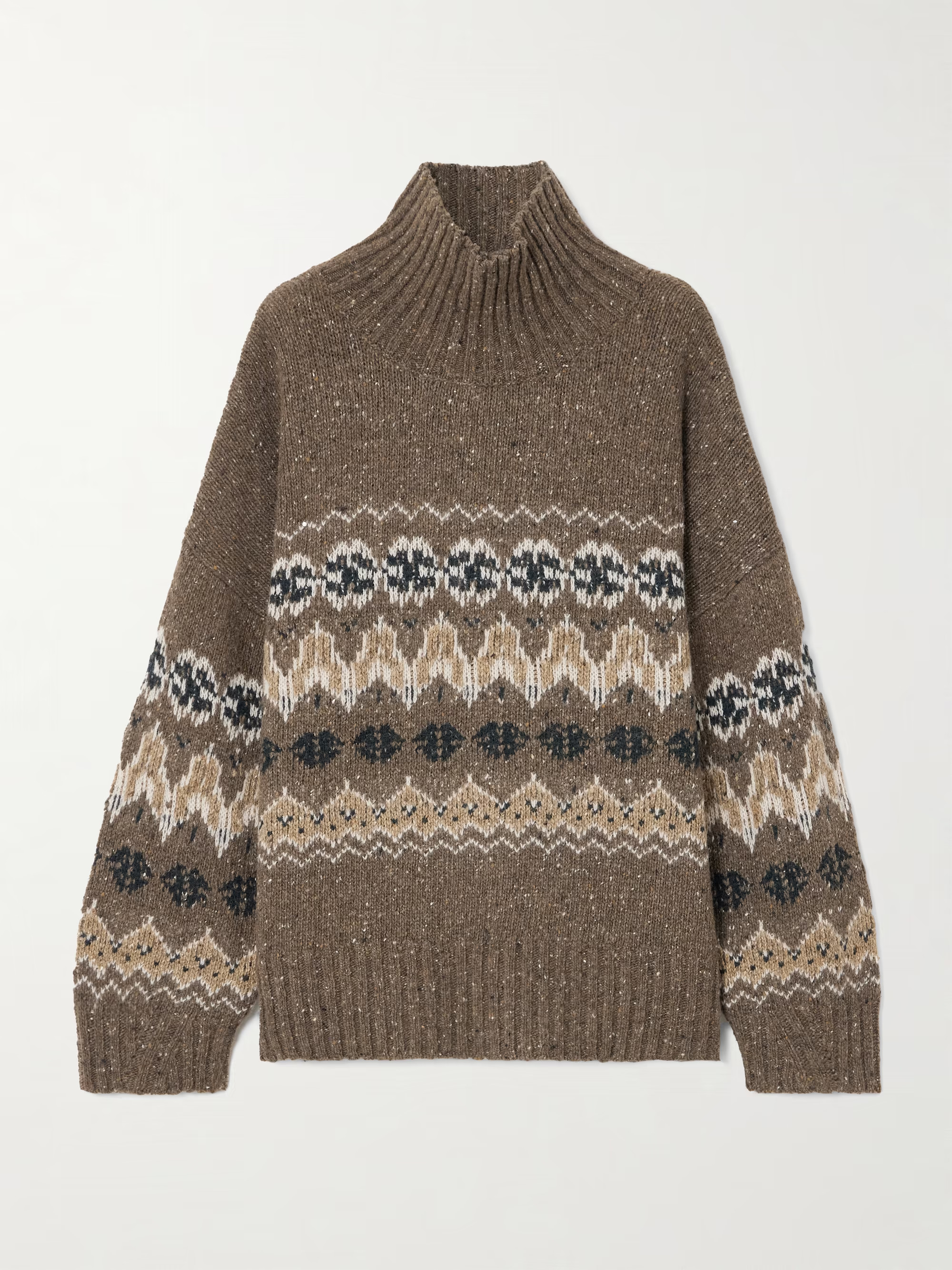 Cecie Fair Isle wool-blend turtleneck sweater | NET-A-PORTER (UK & EU)