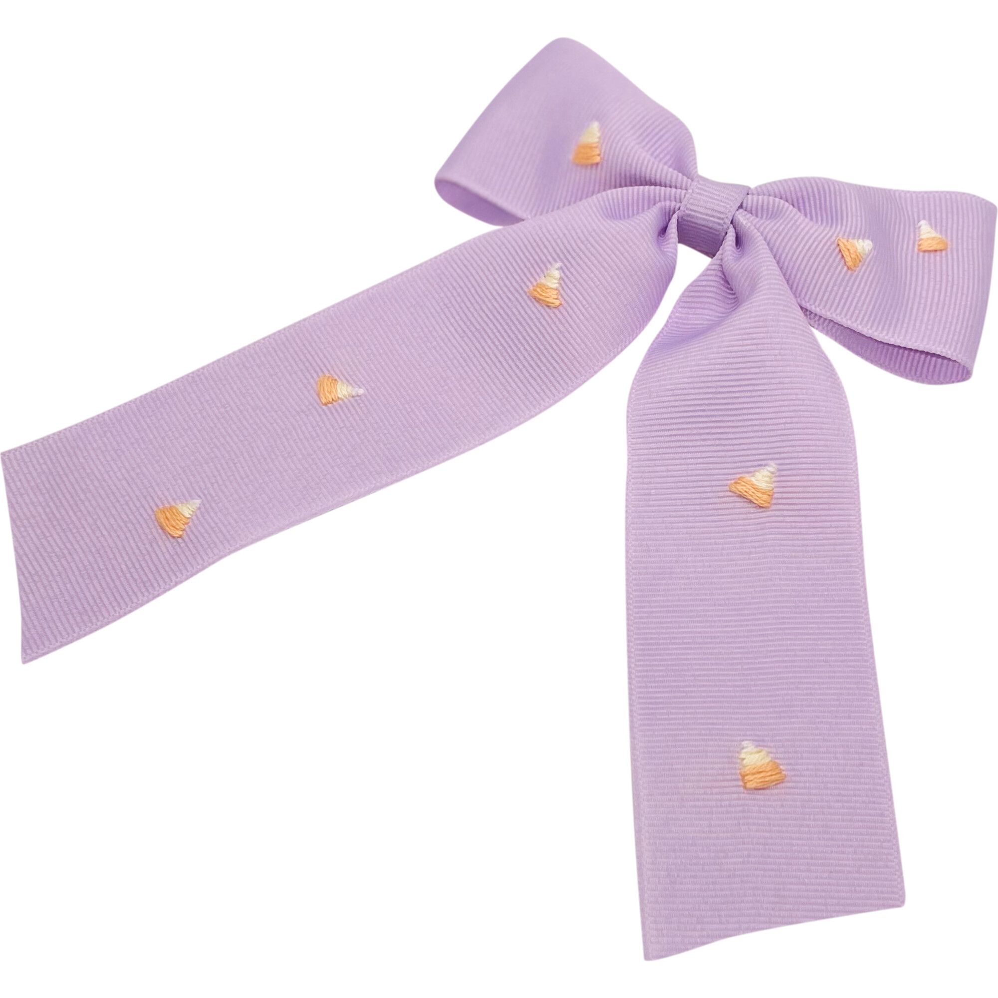 Candy Corn Bow, Medium Lavender | Maisonette