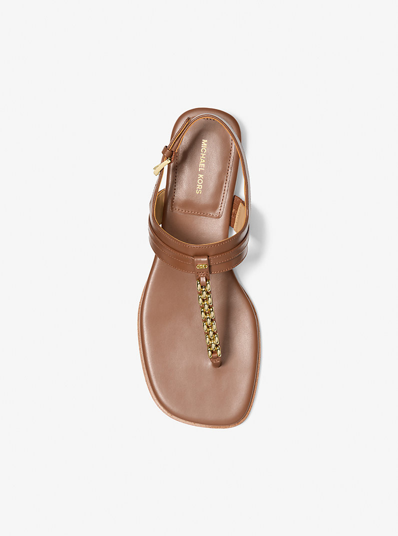 Marcia Embellished Leather Sandal | Michael Kors US