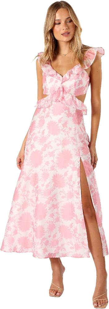 Petal & Pup Women's Rori Ruffle Maxi Dress | Amazon (US)