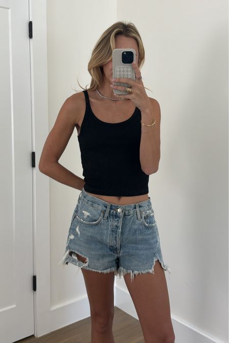 Denim shorts on sale @saks #saks #sakspartner I like to size up for baggy fit 