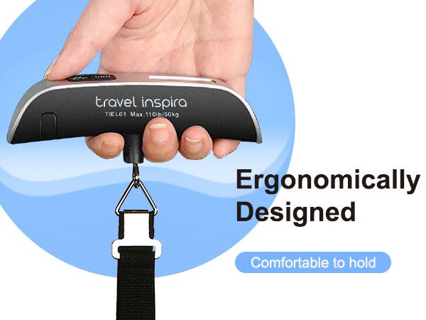 travel inspira Luggage Scale, Portable Digital Handging Baggage Scale for Travel, Suitcase Weight... | Amazon (US)