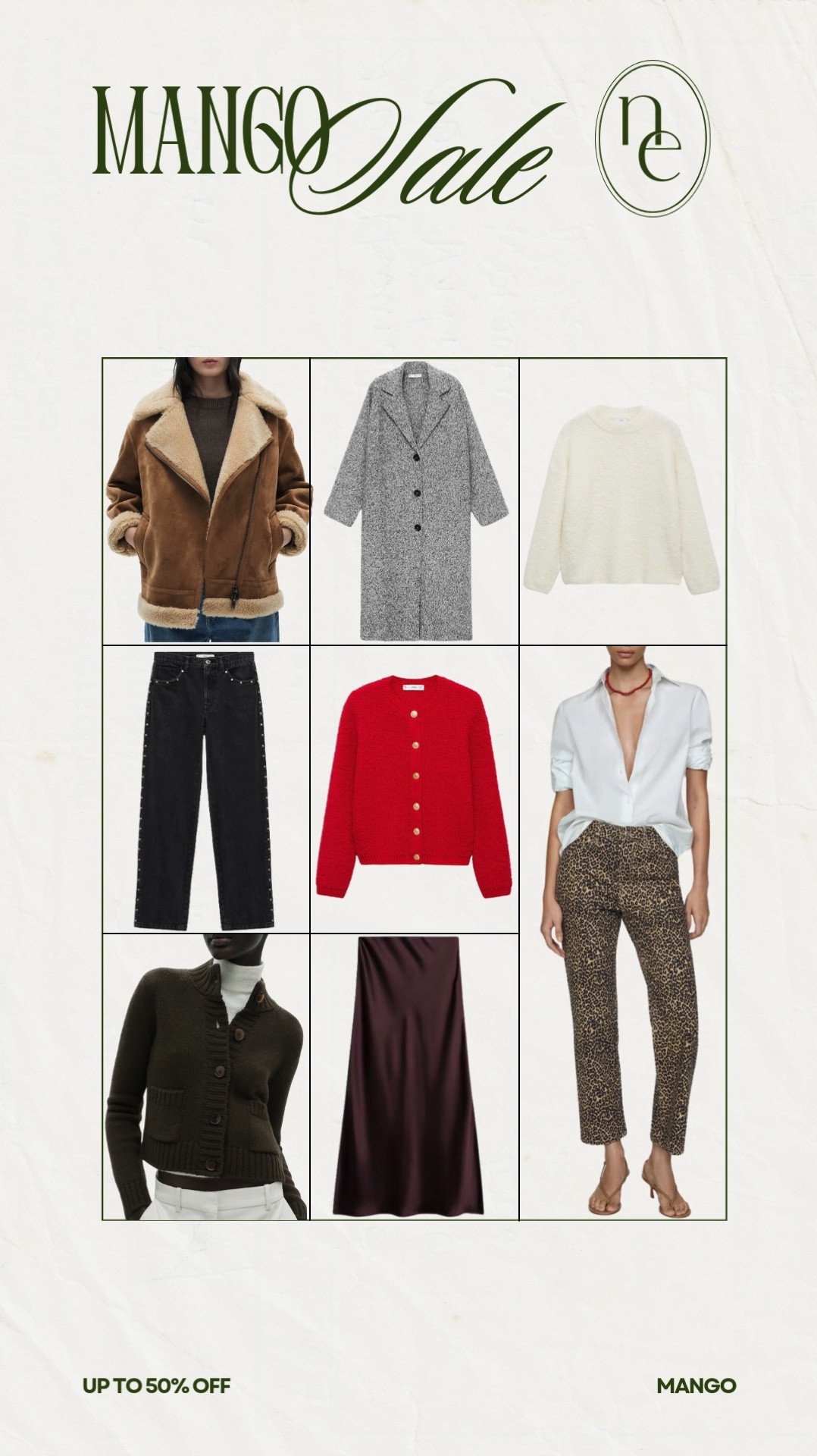 Mango is up to 50% OFF for Black Friday! 


Winter outfit 
Winter jacket
Winter coat 
Holiday outfit 
Gifts for her 

#LTKFindsUnder100 #LTKStyleTip #LTKCyberWeek