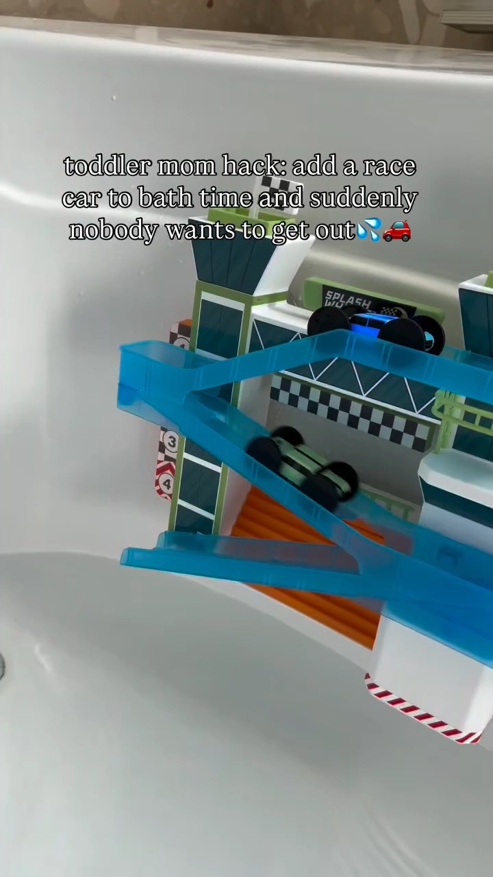 bath time has officially entered its ✨race car era✨ and now he never wants to get out 😂🏎️💦 the best part? it can be used IN or OUT of the bath!

#ToddlerMom #ToddlerActivities #MomHack #kidsactivities #bathtimefun

#LTKBaby #LTKmomlife #LTKKids