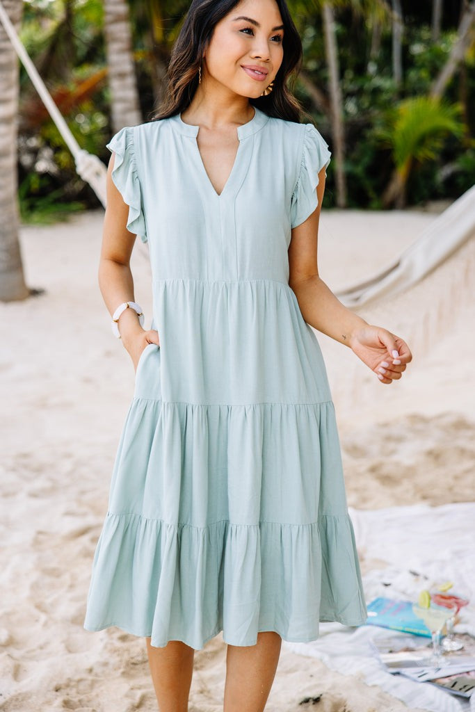 Make It Your Own Black Tiered Dress | The Mint Julep Boutique