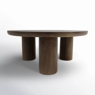 Columnia Solid Wood 3 Legs Coffee Table | Wayfair North America