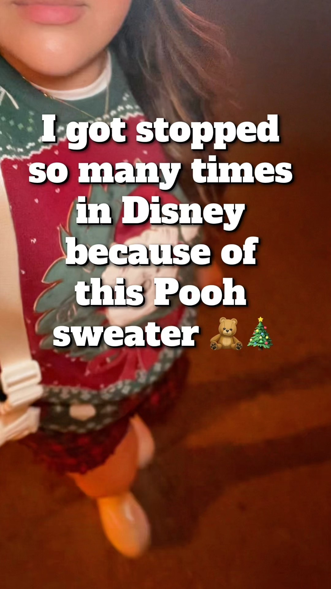 When cast members stop you to ask where your sweater is from… you know it’s good! 🥰 My Pooh girlies, what do you think? 

#LTKHoliday #LTKSeasonal #LTKGiftGuide