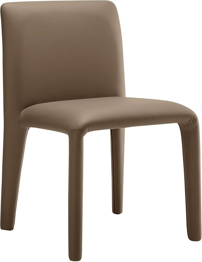 Modway Rhodes Fully Upholstered Dining Chair in Mushroom Brown – Mid-Century Modern Faux Leathe... | Amazon (US)