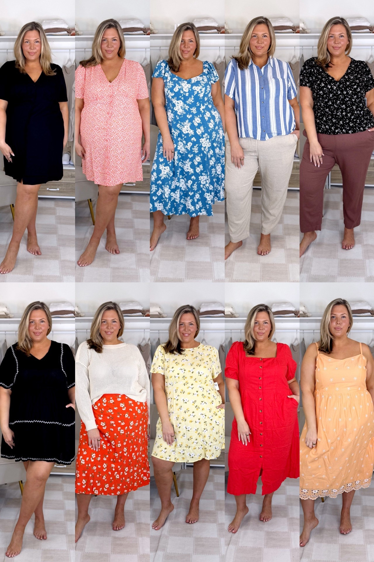 Old navy haul! Back by popular demand, I tried on some more old navy finds! 1. Wearing the XXL, I would prefer the 2X in this one! 2. I’m wearing the 2X but it still was a little tight so I would size up! 3. Wearing the 2X, get your regular size! 4. Wearing a 2X in both the top and pants, they fit great! 5. The top and bottoms are a 2X, get your regular size! 6. This dress is a 2X and it fits amazing! I love it! 7. Wearing a 2X in the top and skirt, they both fit amazing! 8. 2X 9. I have the 2X so get your regular size in this one! 10. 2X

Use code ASHLEYDXSPANX for any of the shapewear!! Size up I wear 3x!
Plus size fashion, spring outfit ideas, maxi dresses, midi skirts, trendy fashion, old navy finds, everyday outfit ideass

#LTKPlusSize #LTKMidsize #LTKFindsUnder50