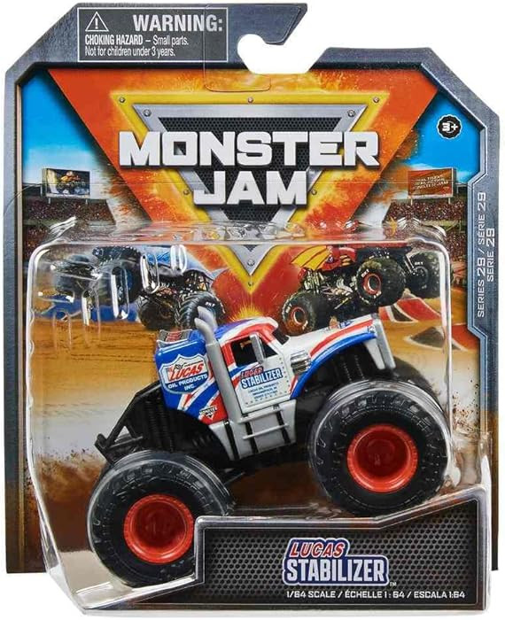 Monster Jam 2023 Spin Master 1:64 Diecast Truck Series 29 Arena Favorites Lucas Stabilizer | Amazon (US)